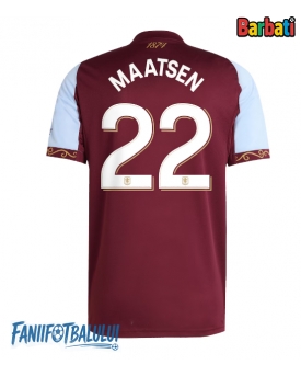 Aston Villa Ian Maatsen #22 Tricou Fotbal Replică 2025-26 Barbati Acasa